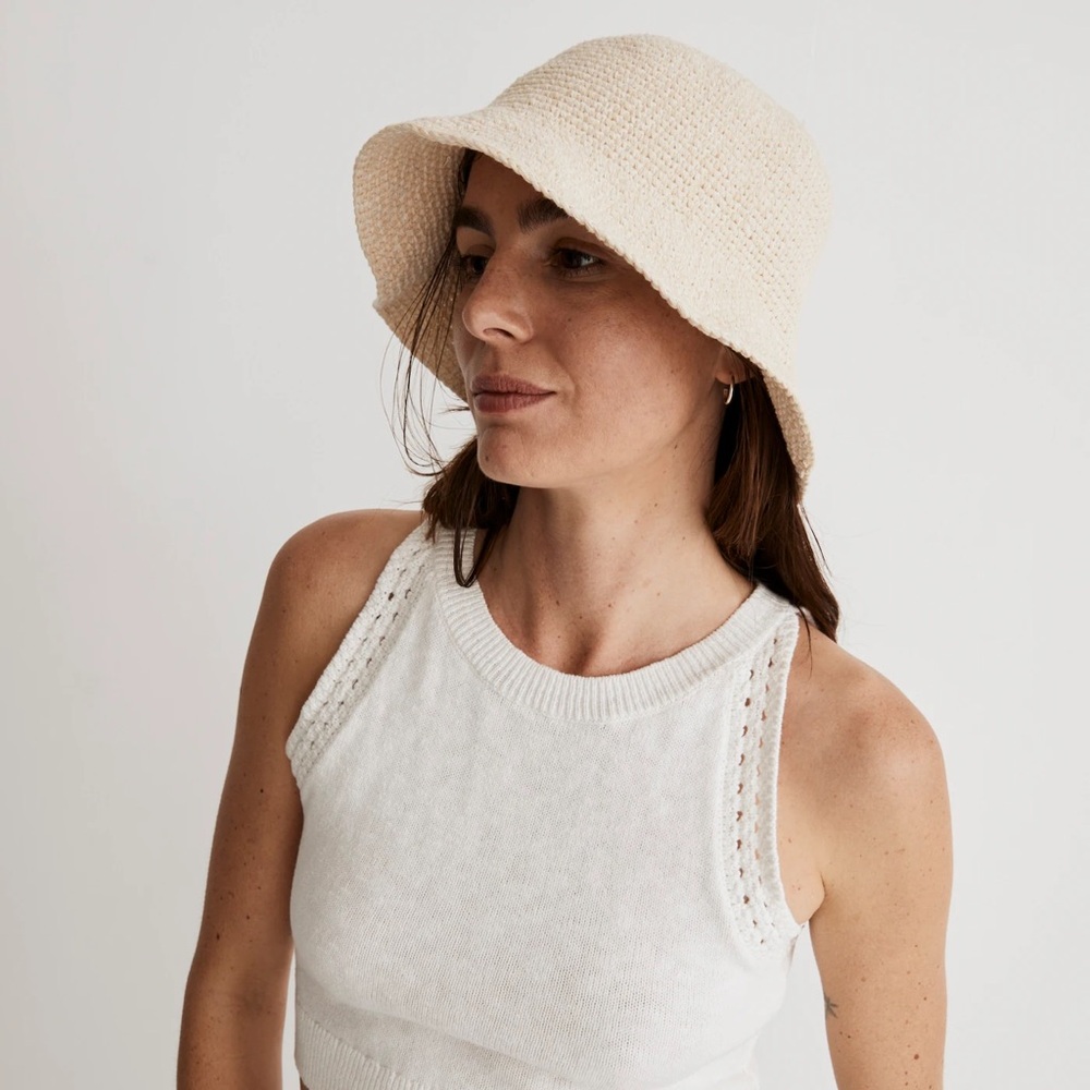 Madewell Crochet Bucket Hat